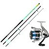 agc Kit Surf Canna Colmic Altura 420 100-200 g + Mulinello Trabucco Dayton SW 8000