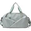 SSDH Borsone da Palestra Uomo Donna,Borsa Sportivo con Scomparto per Scarpe e Tasche Bagnate Impermeabili,Borse da Viaggio Borsone Weekend Duffel Donna per Sport Fitness Piscina (Verde/Rosa)
