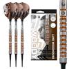 Harrows Luke Woodhouse Woody - Set di freccette in 90% tungsteno, serie 3, set di freccette softtip, 18 g, con alette trasparenti C-360 e alette in silicone, 18 g