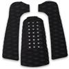 VBESTLIFE Vbest life 3Pcs Surfboard Traction Pad Antiscivolo Traction Pad Tailpad Deck Grip per Tavole da Surf Skimboard(Nero)