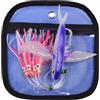 KATUYSHA Daisy Chain Teaser Trolling Lures - Pesce volante Teaser Big Game Acqua Salata Offshore Tonno Mahi Wahoo Completamente Rigged Squid Teaser Trolling Esca da pesca a traina con borsa a rete (F