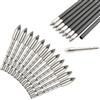 Generic 12pcs Punta di Freccia Inserire Punte delle Frecce in Acciaio Inox 60/70/80/100/120/150/200grain Punte di Freccia per ID 4,2mm Frecce in Carbonio Albero (OD 5.8mm-90grain)