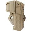 Gexgune Fondina per Pistola Portatile Tattica con Torcia o Custodia per Pistola per Cintura per Cintura Destra montata a Laser per Colt 1911