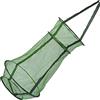 Happyyami Rete da Pesca Portatile e Facile da Trasportare Pieghevole Verde Grande Capacità in Nylon la Cattura di Pesci Durante la Pesca