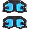 Shovelmty Sci Snowboard Supporto da Parete Multifunzionale per Snowboard Supporto da Parete per Sci Snowboard per Interni Casa Snowboard, 2 Pezzi