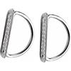Dasbsug 2Pcs Immersione Peso Cintura Slide Keeper Tappi In Acciaio Inox Seghettato ARA Diving Fermo In Acciaio Inox Pesi Cintura Fermi
