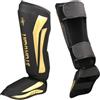 Chaoyilian Piedi Protezione Shin Guard,Parastinchi Karate,Paratibia Kick Boxing,Paratibie Muay Thai,Leggere E Resistenti,Facile Da Indossare,Per Allenamento Sparring,Pelle,Arti Marziali Boxe Karatè
