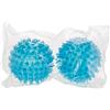 Gymnic Reflexball Set con 2 palline riccio blu Ø 6 per massaggio e riflessologia, ideali per rilascio miofasciale, stimolazione muscolare e benessere quotidiano