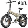 VARUN Bici Elettrica, 20''*4.0 Fat Tire Bici Elettrica Pieghevole con 48V 13Ah Batteria, Autonomia di 60-120 km, Bicicletta Elettrica Uomo Donna con 7 Velocità, EBike per All-Terrain