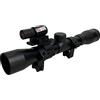 ECOMMUR Mirino telescopico tattico 4x32 | Mirino sportivo per carabine e fucili ad aria compressa (pallini) e Airsoft con laser
