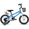 JOYSTAR Pluto - Bicicletta per bambini, 18 pollici per ragazzi e ragazze di 6-8 anni. Bicicletta per bambini da 18 pollici con stabilizzatore/supporto e cestino. viola