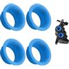 GodLOL Anelli colorati per pinza Magura MT5 MT7, 4 pezzi, leggeri per freno della bicicletta, diversi colori per personalizzazione (blu)