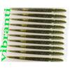 GLOBE FISHING 10 vermi silicone gomma artificiali pesca black bass spigola cm 10 vibranti