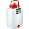 KADAX Tanica per acqua, botti per bevande in plastica, tanica per acqua potabile, serbatoio dell'acqua con rubinetto, serbatoio per acqua, tanica per bevande con guarnizione in gomma