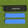 FORZA Linee di Marcatura Campo [Pacco da 10] - Kit per Delimitare Il Campo | Linee per Campo da Tennis | Linee per Campo da Badminton | Allenamento di Calcio | Borsa in Dotazione (Arancione)