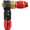 LEZYNE ABS-1 PRO HP Chuck Pumpen Schrader und Presta, für High Pressure Braided Hose, Rot-glänzend, 1-ABS1P-CHUCK-V111B, Pompa ad Aria. Unisex-Adulto, Colore: Rosso, Standard