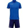GIVOVA KIT032, Maglia E Pantaloncino da Calcio Unisex - Adulto, Rosso/Blu, M