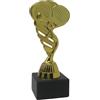 Generico Trofeo Padel Personalizzato (Altezza 16cm Oro)
