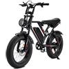 Aimittie Bici Elettrica Per Adulti Da 20, 7 Velocità con Bicicletta Elettrica 48V 25Ah, 25km/h & Autonomia di 80-120km E-bike Per Pendolari Urbani, Batteria Rimovibile, IP65 impermeabile