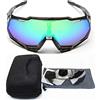 YFCTLM Occhiali Ciclismo Sport Occhiali da Sole della Bicicletta Ciclismo su Strada Occhiali MTB della Bici di Montagna della Bicicletta Eyewear Occhiali Uv400 velocità (Color : 5)