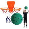 Aizuoni Palla Da Basket Silenziosa Con Cesto, Taglia 3, 18 Cm. Rimbalzo Morbido In Schiuma Elastica, Leggera, Ideale Per Casa. Set Con Canestro Da Interno Per Bambini E Adulti 3+ Anni. Attrezzatura Sportiva