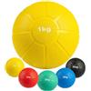 MATCHU - Palla medica - Disponibile in 1, 2, 3, 4 e 5 kg - Diametro: 19-22 cm - Gomma resistente all'usura - Resistente all'acqua e al sudore (1 kg)