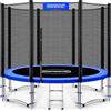 MONZANA® Trampolino da Giardino Ø244cm Tappeto Elastico 120Kg Bambini Rete Sicurezza Salterello Giochi da Giardino Trampolini
