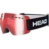 HEAD Solar Jr Occhiali da Sci, Unisex-Adult, Rosso, Taglia Unica