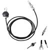 xiaghua369 Fitness Cavo Acciaio, 1-6m, per LAT Machine Pulley Attrezzatura Macchina Multifunzione Palestra, Cavo per Puleggia Fitness Adatta per Casa O Palestra (Length : 3.5m)