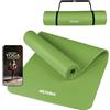 ALPIDEX Tappetino Yoga 183 x 60 x 0.8 cm Tappeto NBR Fitness Antiscivolo Cinghia Trasporto Aerobica Palestra Ginnastica Pilates Allenamento Casa, Colore:Turquoise
