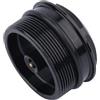 Shophubio Dado valvola forcella anteriore per bici con gruppo tappo aria 28,8 x P1,0 mm, tappo forcella in lega di alluminio per forcella interna da 32 mm, nero