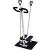 SYNCMH Mini stepper per casa, portata 150 kg, fitness con display in tempo reale, fasce di resistenza, altezza regolabile, basso rumore, salire le scale per casa, ufficio