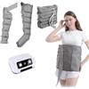 Generico Massaggiatore Compressione D'aria Per Gambali E Addome,Pressoterapia Linfodrenaggio Gambe Per Casa,Elettrico Pressoterapia Massagg Per Braccio Vita Gambe,6 Camere D'aria (Gray, 1 arm + 1 leg + waist)
