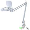ANFEL Lente D'ingrandimento 3 Diottrie con Luce Fredda 80 led SUPER per Estetista, ESTETICA, Lettura, Cucito, Laboratorio E LAVORI di PRECISIONE con morsetto e molle interne, inclinabile, snodabile