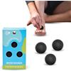 RAD Micro Rounds - Set di 3 palline per massaggio dei tessuti profondi da yoga (palline da 1,9 cm, rilascio miofasciale mirato per piedi, fascite plantare, mascella e mani, terapia