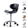 Polironeshop VALI Sgabello Professionale Massaggi Estetica Tattoo Nero