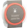 MÜHLE Set di sapone da barba, ciotola in porcellana con sapone da barba, pompelmo e menta, tutti i tipi di pelle, fruttato e tonificante, 65 g