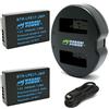 Wasabi Power batteria e caricabatteria per Canon lp-e17