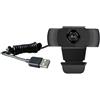 NGBFF Webcam 1080P Full HD Web Camera con luce di riempimento a LED Microfono USB Web Cam