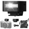 Zeniko ZF04 - Mini flash Speedlite per fotocamera (nero, ZF04)