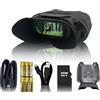 Grey Bear Visione Notturna Star I Binocolo Infrarossi I Visione Notturna 180M I 9X Ingrandimento I Digital Widescreen I Foto & Video Funzione