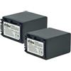 vhbw 2 x Batterie VHBW 2200mAh compatibile con Videocamera Fotocamera Sony DCR-DVD850E, HDR-CX520E, HDR-CX110E, DCR-SR37E, HDR-CX520VE, HDR-CX115E, DCR-SR38E