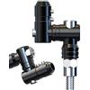 zwxqe Supporto Specchietto Moto Staffe Per Manubrio Sport Motoristici