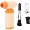 Fydun Duster Ad Aria Elettrica 130000 Giri/Min Ventola di Forti per la Pulizia della Casa per PC (ORANGE)