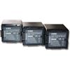 vhbw 3x batteria compatibile con Panasonic PV-GS55, PV-GS70, VDR-D100, VDR-D150 videocamera camcorder (1500mAh, 7,2V, Li-Ion)