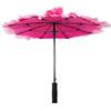 HYTROVE Ombrello da Ballo Decorativo Motivo Peonia e Metallo, Manico Liscio e Lucido, per Fotografia e Spettacoli Scenici