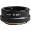 Generic Anello adattatore per obiettivo compatibile con obiettivo Pentax K a Canon EOS R RF RED Komodo Cinema Camera R3 R5 R6 RP