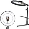 Erice Supporto per telefono con luce, treppiede regolabile per selfie con luce, supporto per fotocamera, staffa per telefono, accessori per foto, attrezzatura di registrazione per cucina, vlogging,