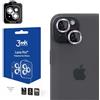 3MK Obiettivo della fotocamera in vetro temperato per iPhone 15 Plus - zu Lens Protection Pro Pink