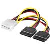 goobay CAK SATA 4P/2xS-ATA Power Adaptor Set di 3